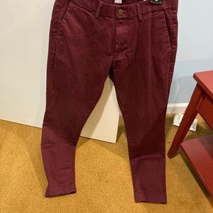 Gap Maroon slim 31x30 Jeans
